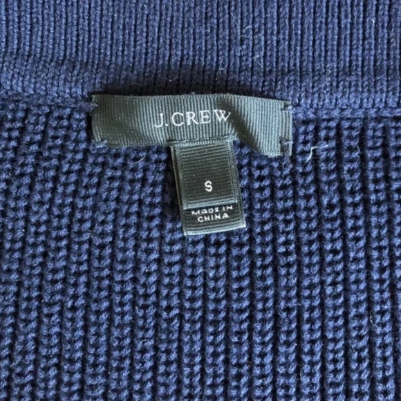Jcrew NAVY Rib Knit Sweater - Picture 4 of 5